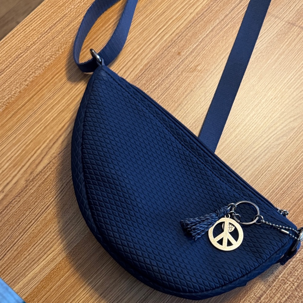 The Sak Stylish Navy Blue Quilted Women's Bag
